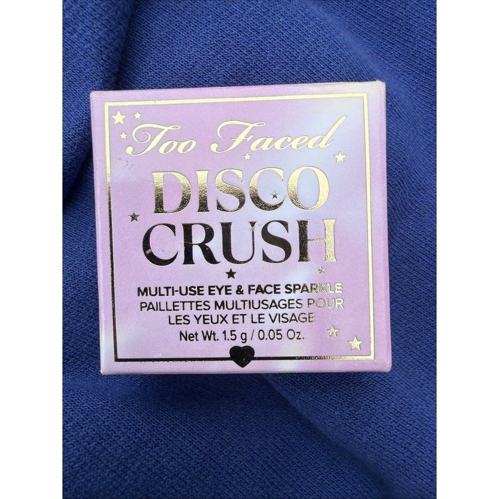 Too Faced Disco Crush Hypnotic Multi Use Eye & Face Sparkle Nib New 0.05 Oz